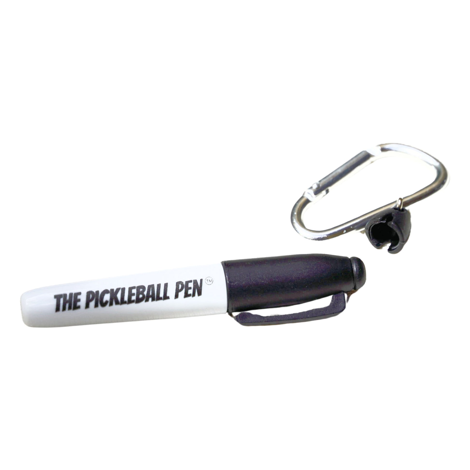 The Pickleball Pen showing the hook detached